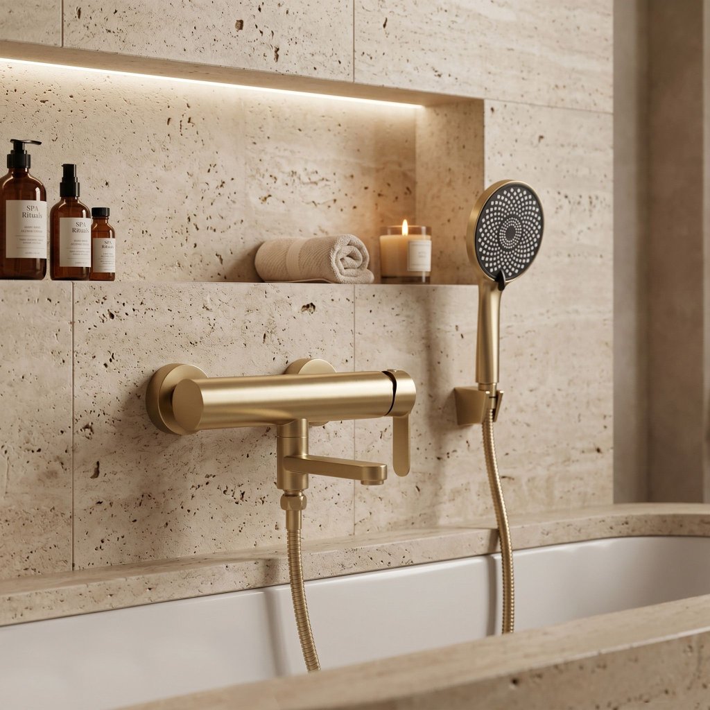 Rea Arcos vanová baterie, brushed gold